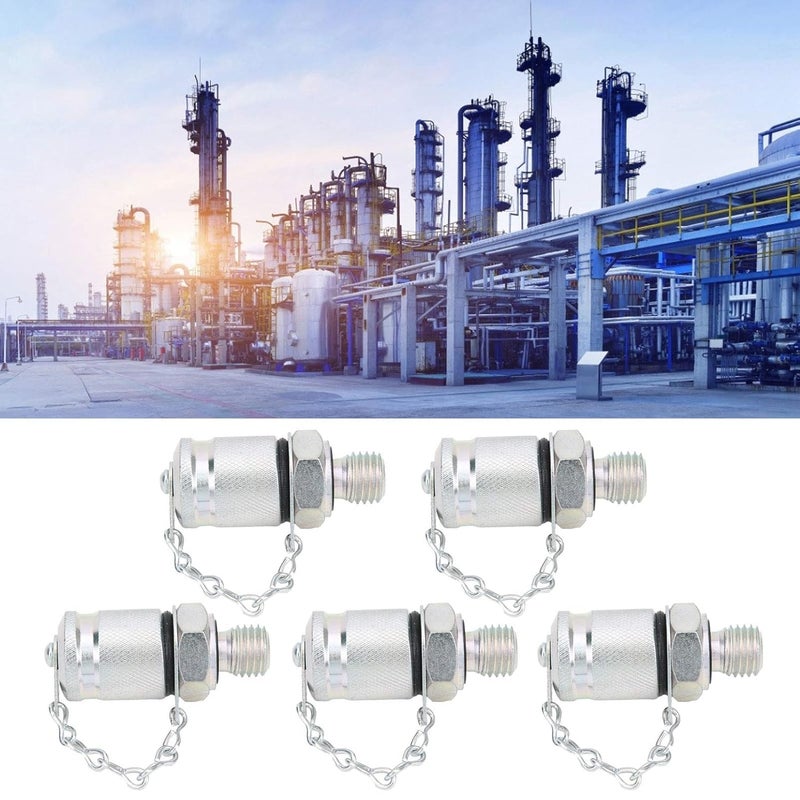 MUNEFE Hydraulic Test Adapter, Hydraulic Pressure Test Coupling Kit, Hydraulic Testing Coupling Adapter for Pressure Measuring (M12*1.5) - Image 4